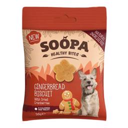 Soopa Vegansk Healthy Bites Gingerbread Biscuits 100g